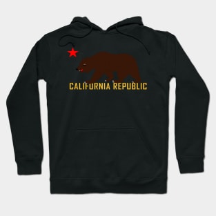 Calitornia Bear Star and Republic Hoodie